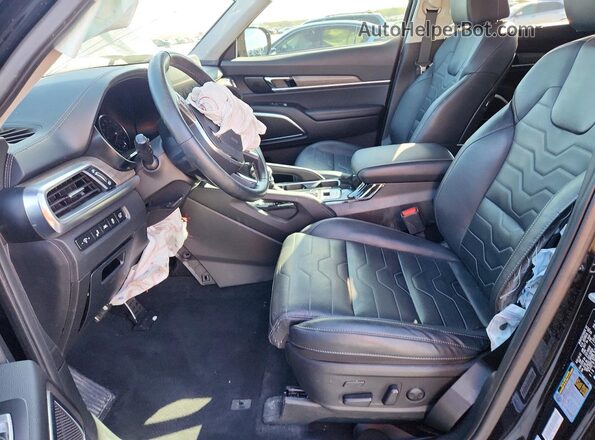5XYP5DHC3NG313678 2022 KIA TELLURIDE Black Вид салону спереду