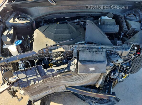5XYP5DHC3NG313678 2022 KIA TELLURIDE Black Вид задньої частини салону
