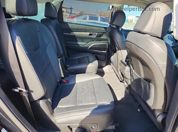 5XYP5DHC3NG313678 2022 KIA TELLURIDE Black Вид задніх сидінь