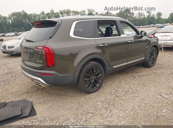 5XYP5DHC4LG002659 2020 KIA TELLURIDE Green Rear right