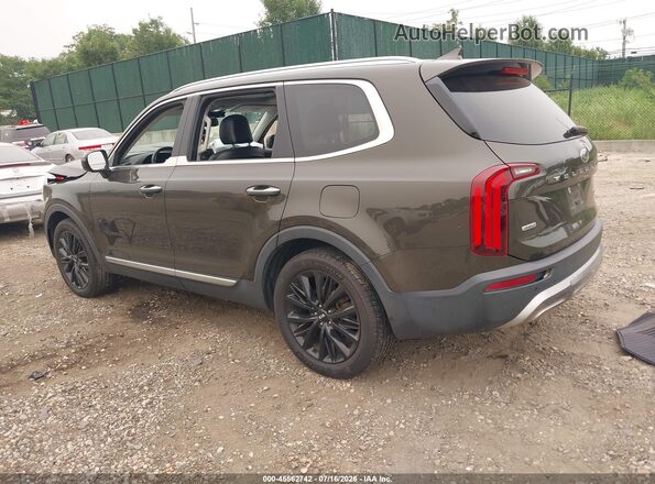 5XYP5DHC4LG002659 2020 KIA TELLURIDE Green Rear left