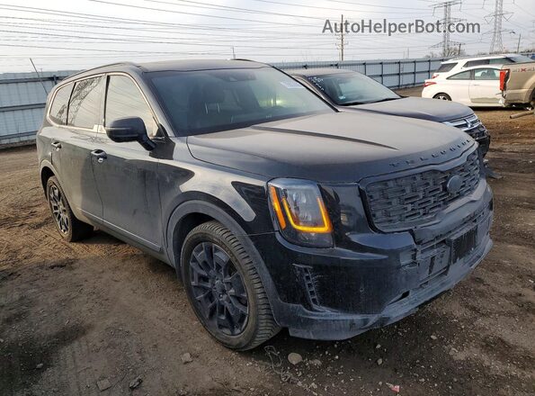 5XYP5DHC4MG149839 2021 KIA TELLURIDE Black Delantero derecho