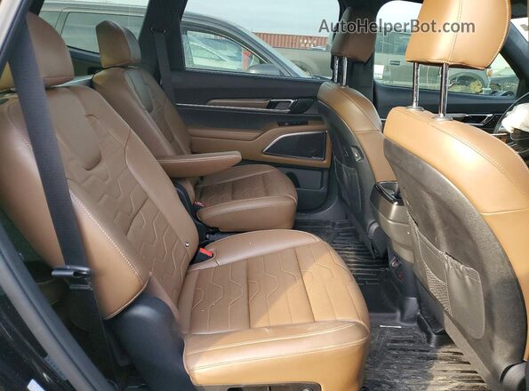 5XYP5DHC4MG149839 2021 KIA TELLURIDE Black Vista de los asientos traseros