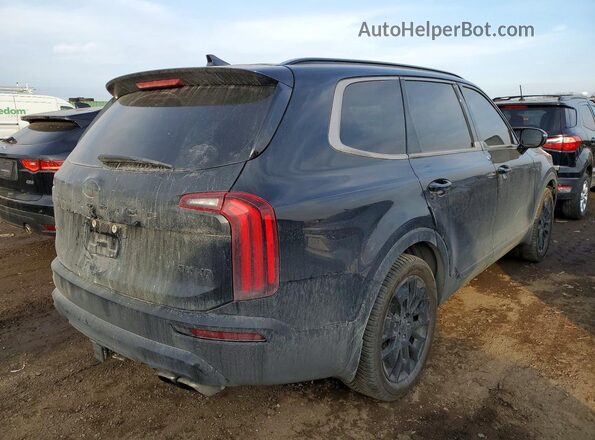 5XYP5DHC4MG149839 2021 KIA TELLURIDE Black Trasero derecho