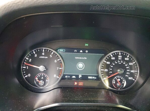 5XYP5DHC4MG149839 2021 KIA TELLURIDE Black Vista del cuadro de instrumentos