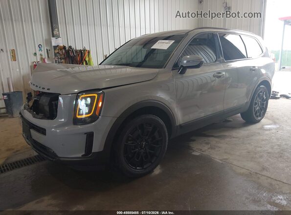 5XYP5DHC4NG203528 2022 KIA TELLURIDE Gray Передня ліва чверть