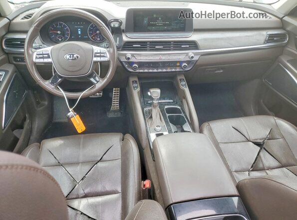 5XYP5DHC5LG088032 2020 KIA TELLURIDE Коричневый Вид панели приборов