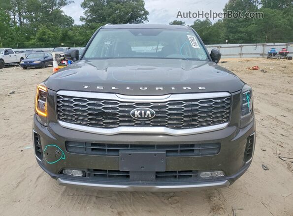 5XYP5DHC5LG088032 2020 KIA TELLURIDE Коричневый Вид спереди