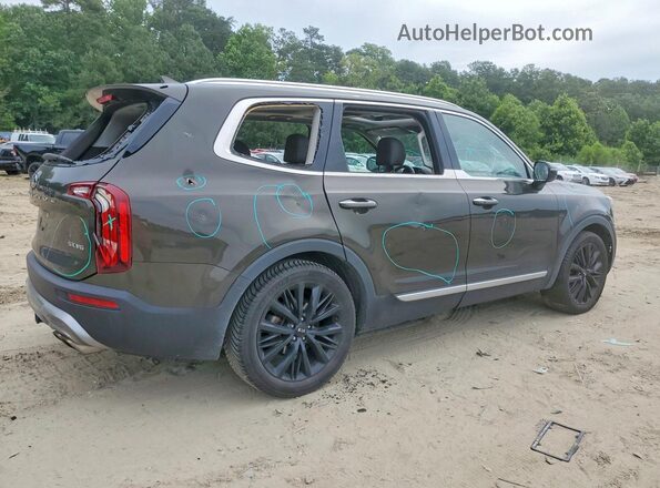 5XYP5DHC5LG088032 2020 KIA TELLURIDE Коричневый Задняя правая четверть