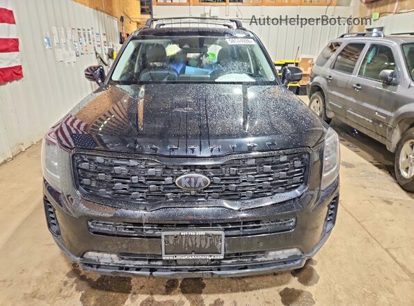 5XYP5DHC5MG150336 2021 KIA TELLURIDE Black Դիմացի տեսք