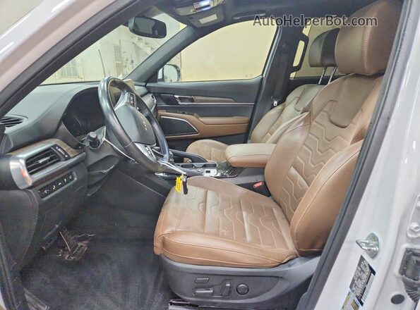 5XYP5DHC5NG204851 2022 KIA TELLURIDE White Vista interior delantera