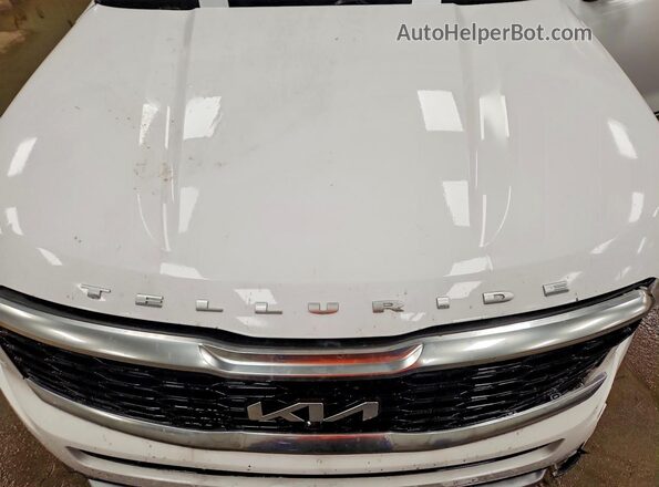5XYP5DHC5NG204851 2022 KIA TELLURIDE White Vista del compartimento del motor