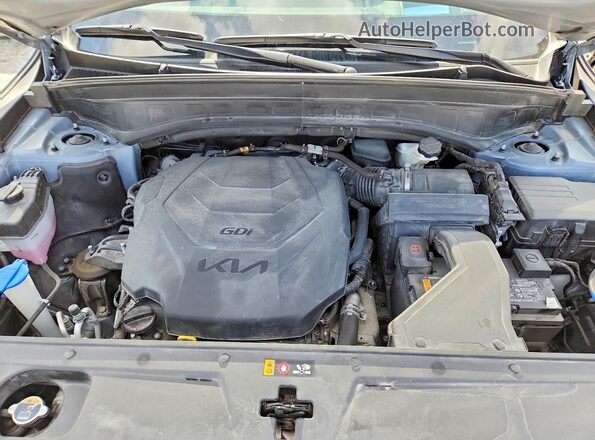 5XYP5DHC5NG270560 2022 KIA TELLURIDE Gray ძრავის განყოფილების ხედი