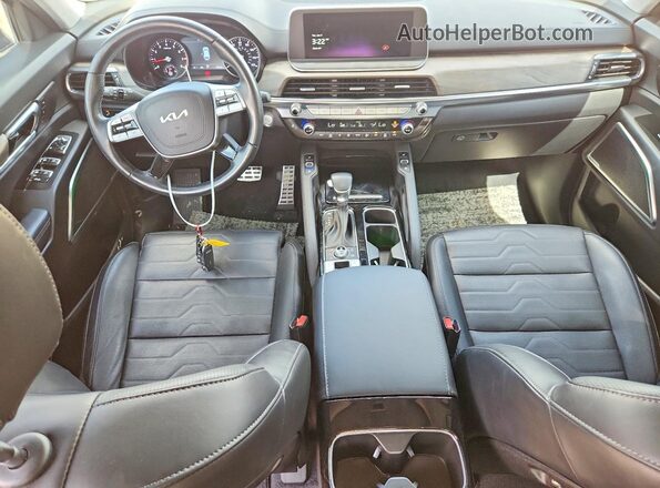 5XYP5DHC5NG270560 2022 KIA TELLURIDE Gray წინა პანელის ხედი