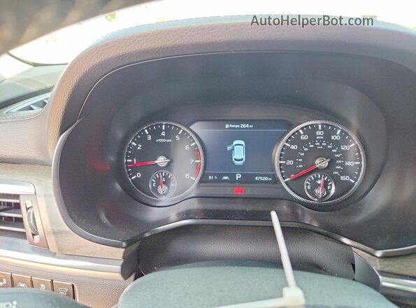 5XYP5DHC5NG270560 2022 KIA TELLURIDE Gray ხელსაწყოთა პანელის ხედი