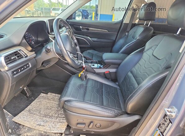 5XYP5DHC5NG270560 2022 KIA TELLURIDE Gray წინა სალონის ხედი