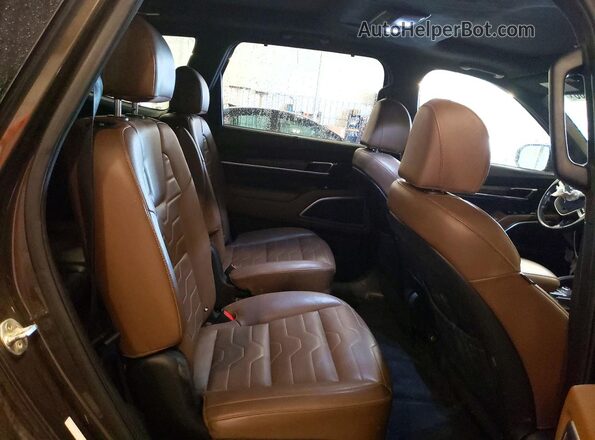 5XYP5DHC5NG271465 2022 KIA TELLURIDE Brown Vista interior trasera