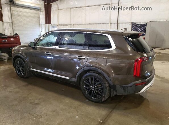 5XYP5DHC5NG271465 2022 KIA TELLURIDE Brown Trasero izquierdo