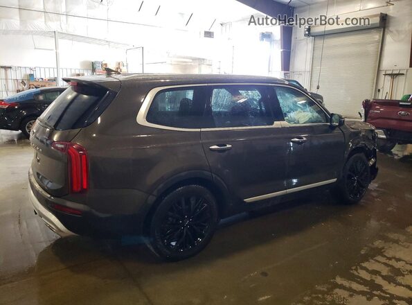 5XYP5DHC5NG271465 2022 KIA TELLURIDE Brown Trasero derecho