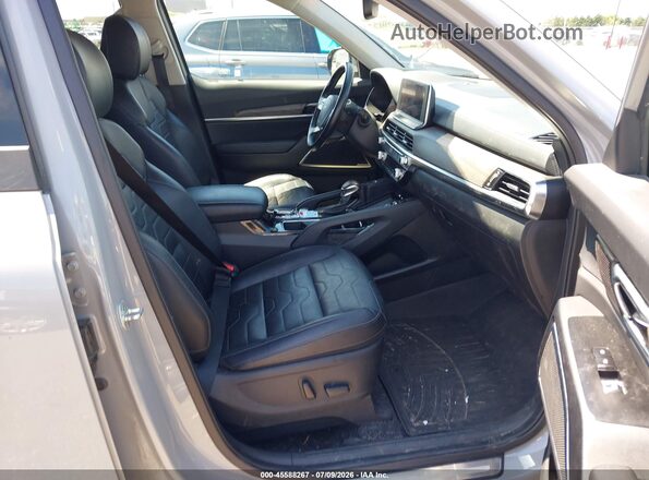 5XYP5DHC5NG302634 2022 KIA TELLURIDE Gray წინა სალონის ხედი