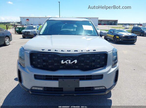 5XYP5DHC5NG302634 2022 KIA TELLURIDE Gray უკანა სალონის ხედი