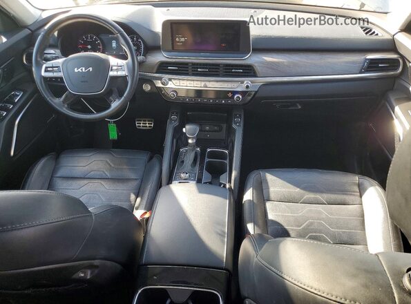 5XYP5DHC5NG309499 2022 KIA TELLURIDE Gray Առջևի վահանակի տեսք