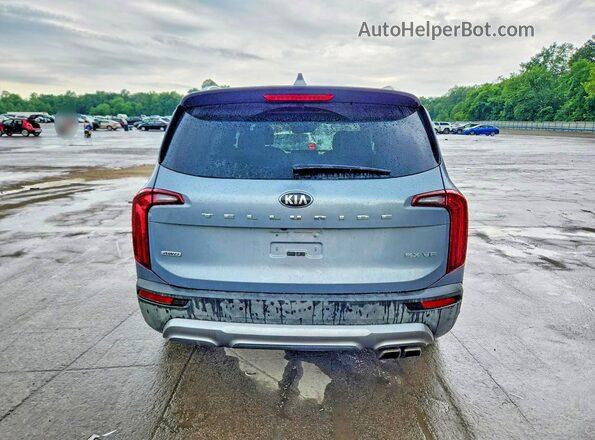 5XYP5DHC6MG166707 2021 KIA TELLURIDE Blue Vista trasera