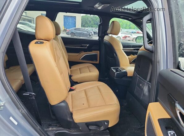 5XYP5DHC6MG166707 2021 KIA TELLURIDE Blue Vista interior trasera