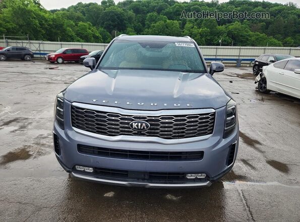 5XYP5DHC6MG166707 2021 KIA TELLURIDE Blue Vista frontal