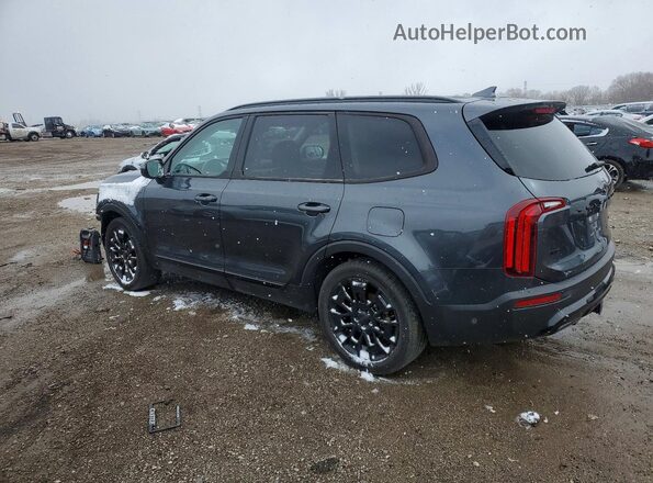 5XYP5DHC6MG189632 2021 KIA TELLURIDE Серый Задняя левая четверть