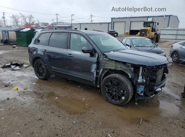 5XYP5DHC6MG189632 2021 KIA TELLURIDE Серый Передняя правая четверть