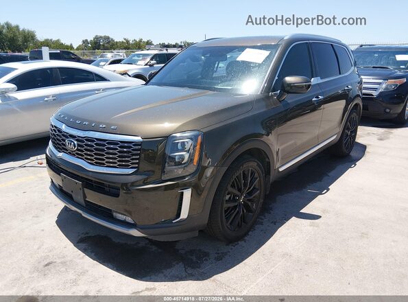 5XYP5DHC7LG062886 2020 KIA TELLURIDE Brown Przód lewy