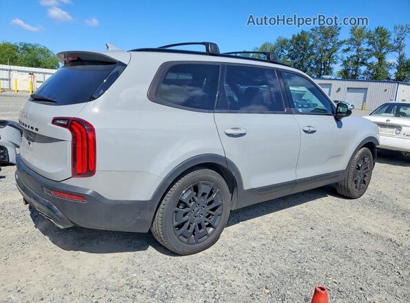 5XYP5DHC7NG243201 2022 KIA TELLURIDE Gray Trasero derecho