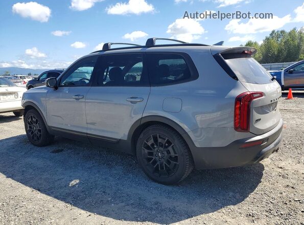 5XYP5DHC7NG243201 2022 KIA TELLURIDE Gray Trasero izquierdo