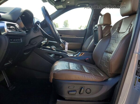 5XYP5DHC7NG243201 2022 KIA TELLURIDE Gray Vista interior delantera
