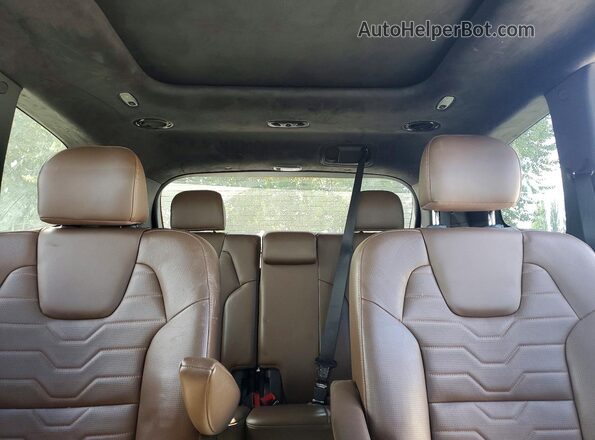 5XYP5DHC7NG243201 2022 KIA TELLURIDE Gray Vista de los asientos traseros