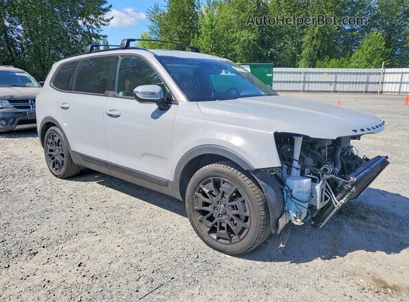 5XYP5DHC7NG243201 2022 KIA TELLURIDE Gray Delantero derecho