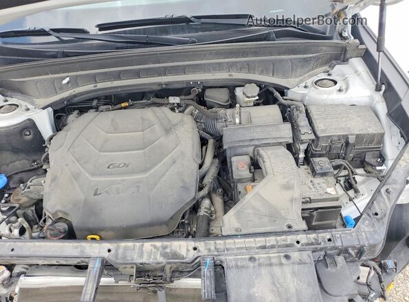 5XYP5DHC7NG321797 2022 KIA TELLURIDE White Vista del compartimento del motor