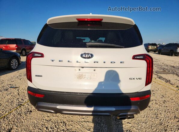 5XYP5DHC8LG013552 2020 KIA TELLURIDE White Rear view