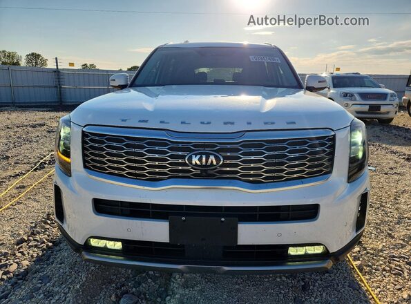 5XYP5DHC8LG013552 2020 KIA TELLURIDE White Front view