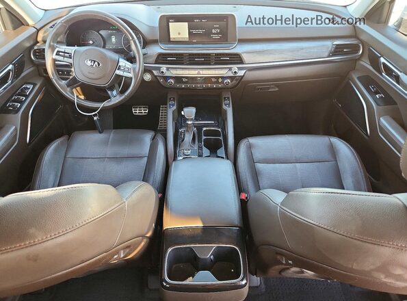 5XYP5DHC8LG013552 2020 KIA TELLURIDE White Dashboard view