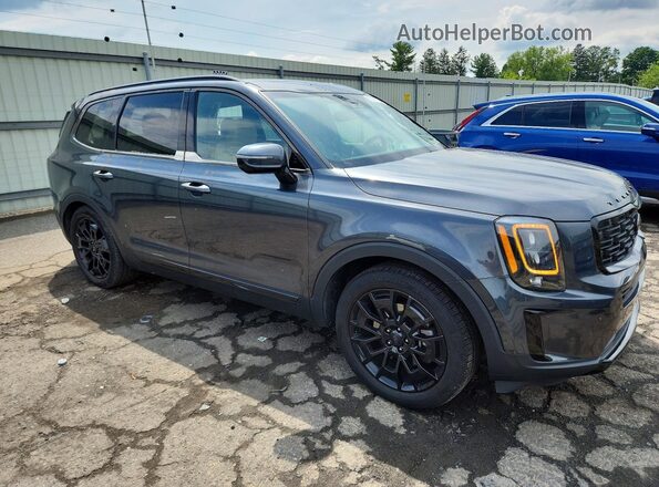 5XYP5DHC8MG105603 2021 KIA TELLURIDE Gray წინა მარჯვენა