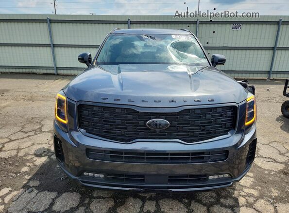 5XYP5DHC8MG105603 2021 KIA TELLURIDE Gray წინა ხედი
