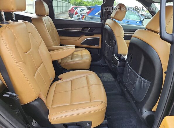 5XYP5DHC8MG105603 2021 KIA TELLURIDE Gray უკანა სალონის ხედი