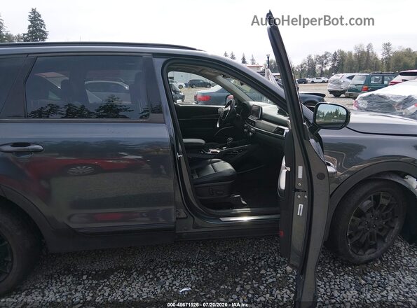 5XYP5DHC8MG175781 2021 KIA TELLURIDE Gray Вид салону спереду