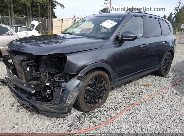 5XYP5DHC8MG175781 2021 KIA TELLURIDE Gray Передня ліва чверть