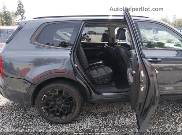 5XYP5DHC8MG175781 2021 KIA TELLURIDE Gray Вид наклейки з VIN-кодом
