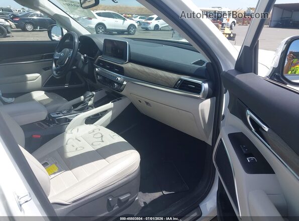5XYP5DHC9MG112057 2021 KIA TELLURIDE White წინა სალონის ხედი