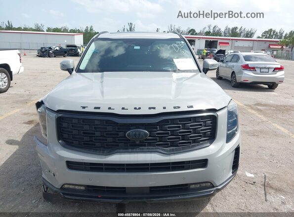 5XYP5DHC9MG122281 2021 KIA TELLURIDE Gray Սալոնի հետևի տեսք
