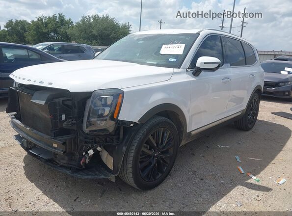 5XYP5DHC9MG144104 2021 KIA TELLURIDE White Przód lewy